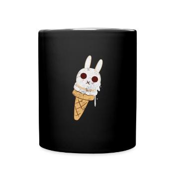 glace - Mug uni - noir - Devant
