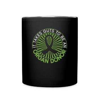 Don d’organes Greffe d’organes Don d’organes - Mug uni - noir - Devant