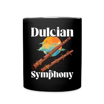 Dulcian Player Musikinstrument Musiker - Tasse einfarbig - Schwarz - Vorne