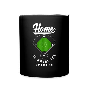 Drôle de baseball - Mug uni - noir - Devant