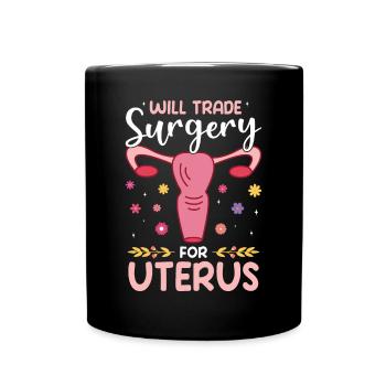 Endometriosis Recovery Support for Endometriosis - Full Colour Mug - black - Front