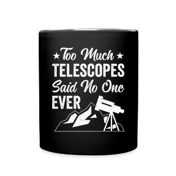 Starry Sky Night Sky Watching Stars - Full Colour Mug - black - Front