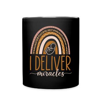 LD Labour And Delivery Nurse - Full Colour Mug - black - Front