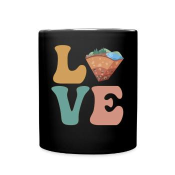 Géologue Géologie Collecte de roches - Mug uni - noir - Devant