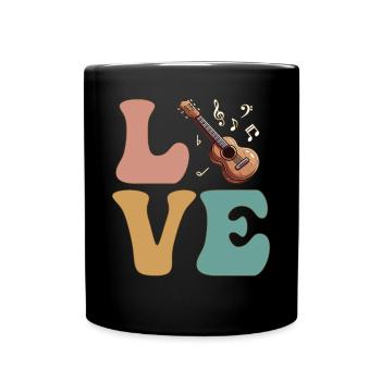Guitariste Guitariste - Mug uni - noir - Devant