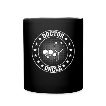 Oncle médecin de l’hôpital - Mug uni - noir - Devant