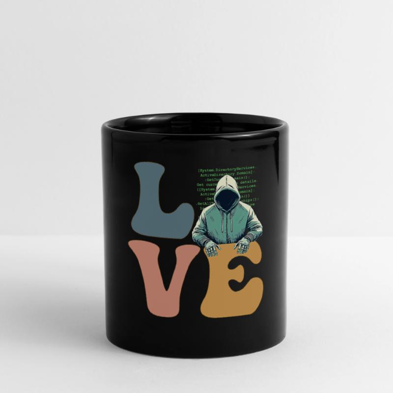 Hacker Hacking Cybersecurity Anonymous Full Colour Mug