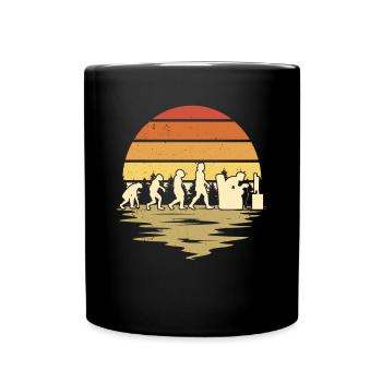 Gamer Evolution Gaming Zocken Video Game - Tasse einfarbig - Schwarz - Vorne