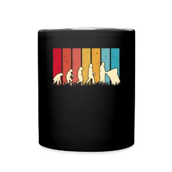 Garbage Man Evolution Garbage Truck - Full Colour Mug - black - Front