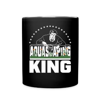 Aquascaping-König - Tasse einfarbig - Schwarz - Vorne