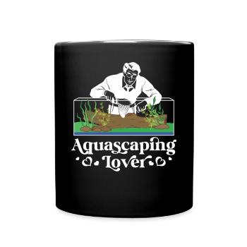 Aquascaping-Liebhaber - Tasse einfarbig - Schwarz - Vorne