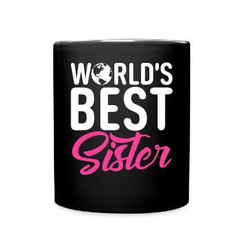 Sister Gifts - Tasse einfarbig - Schwarz - Vorne