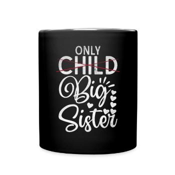 Sister Gifts - Tasse einfarbig - Schwarz - Vorne