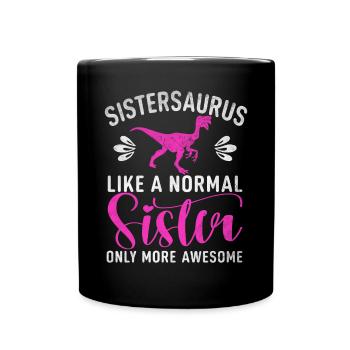 Sister Gifts - Tasse einfarbig - Schwarz - Vorne