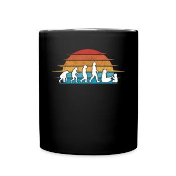 Kindergarten Teacher Evolution Kindergarten Teacher - Full Colour Mug - black - Front