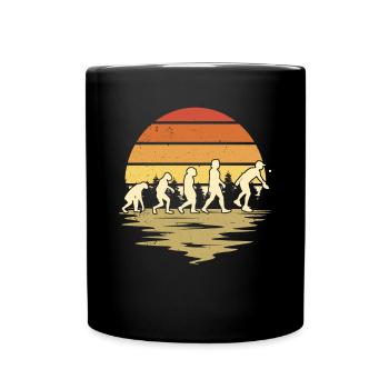 Joueur de pickleball Evolution - Mug uni - noir - Devant