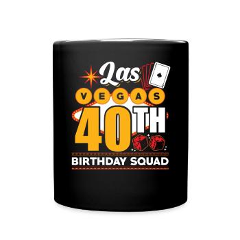Escouade du 40e anniversaire de Las Vegas - Mug uni - noir - Devant