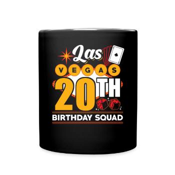Escouade du 20e anniversaire de Las Vegas - Mug uni - noir - Devant