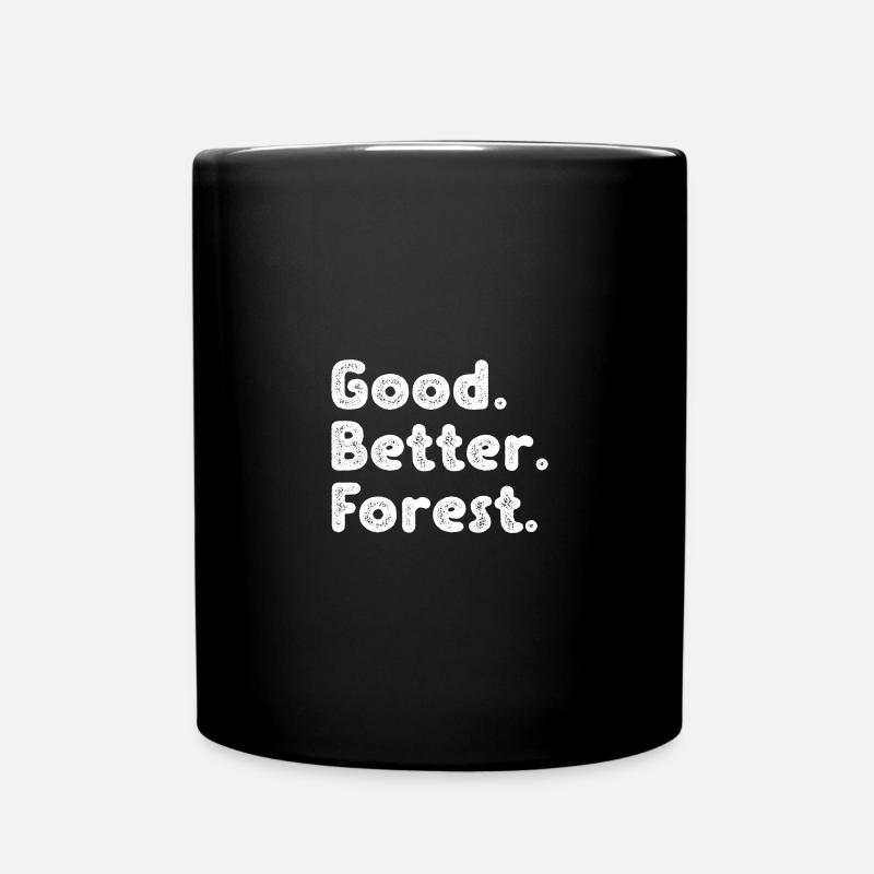 Cool guys are called forest - Tasse einfarbig - Schwarz