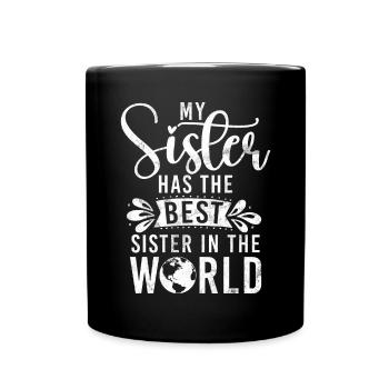 Sister Gifts - Tasse einfarbig - Schwarz - Vorne