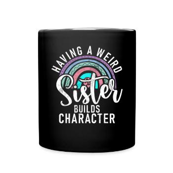 Sister Gifts - Tasse einfarbig - Schwarz - Vorne