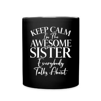 Sister Gifts - Tasse einfarbig - Schwarz - Vorne