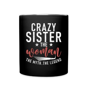 Sister Gifts - Tasse einfarbig - Schwarz - Vorne