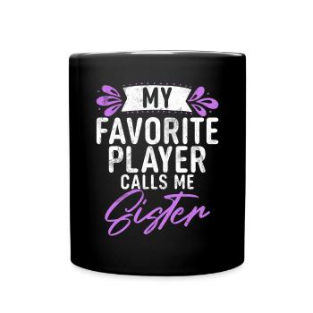 Sister Gifts - Tasse einfarbig - Schwarz - Vorne
