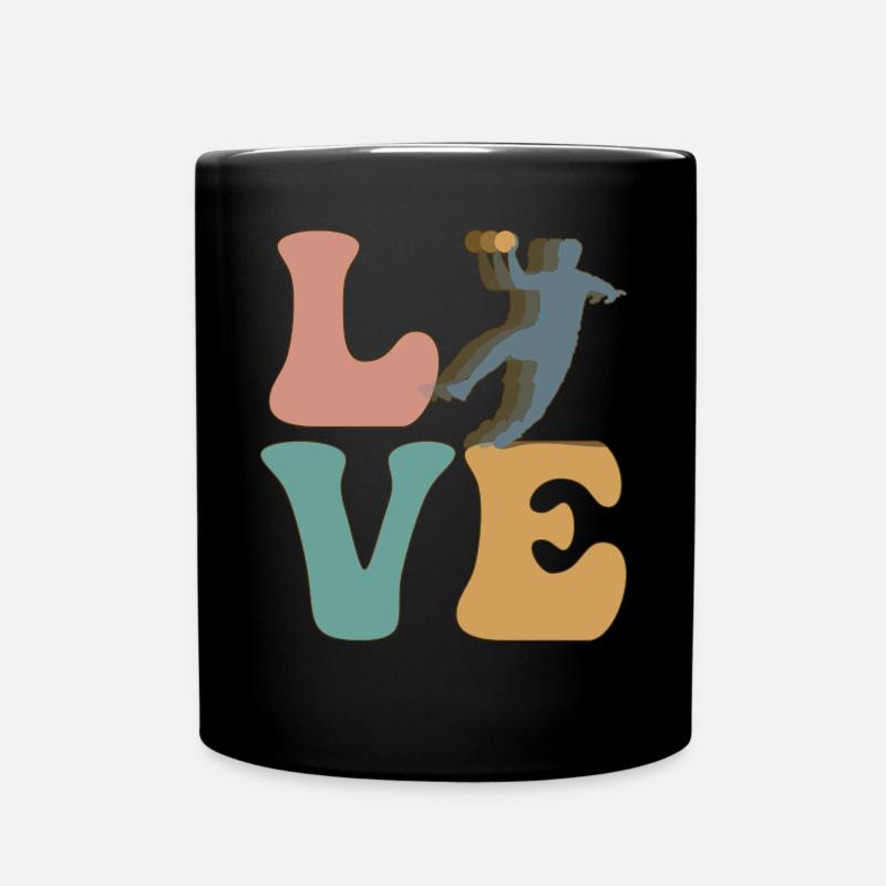Handball-Trainer - Tasse einfarbig - Schwarz