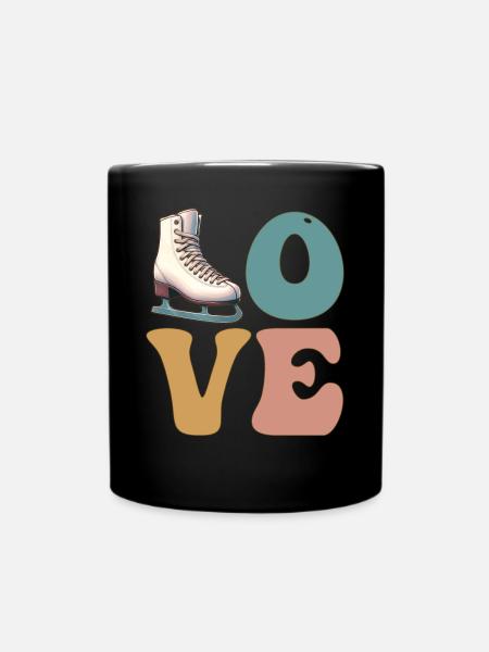 Patinage sur glace Patinage sur glace Patinage artistique - Mug uni - noir