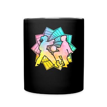 Judo - Tasse einfarbig - Schwarz - Vorne