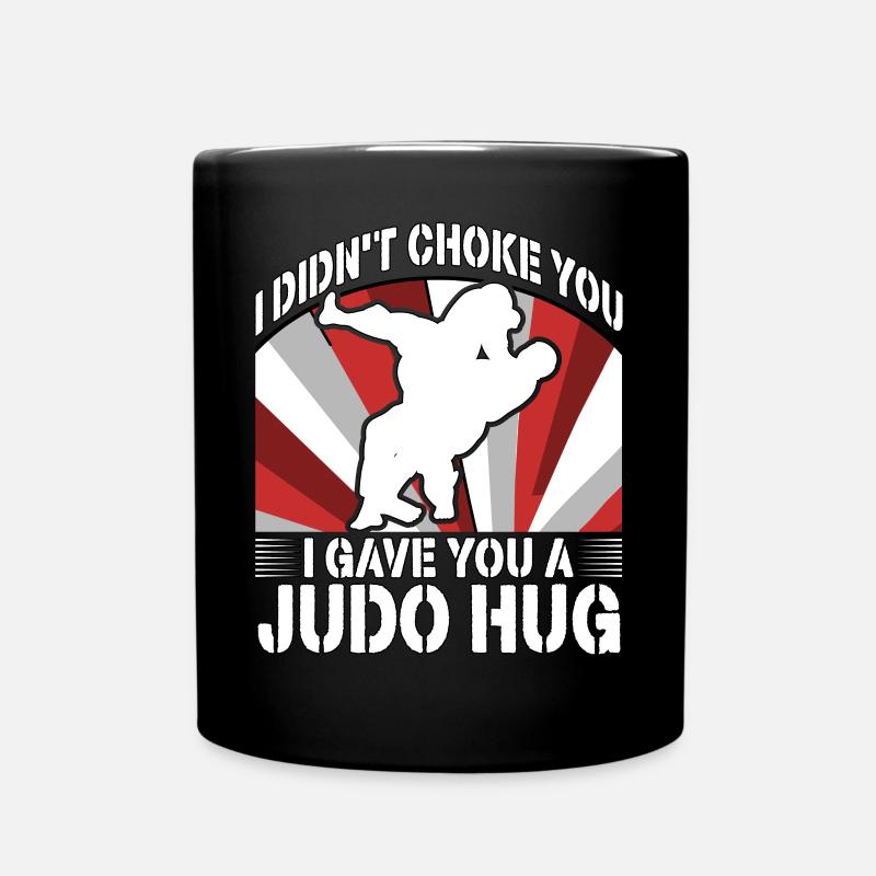 I didn't choke you I have you a Hug - Full Colour Mug - black