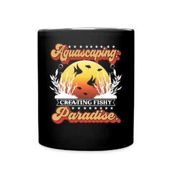 Aquascaping : Créer un paradis pour les poissons. - Mug uni - noir - Devant