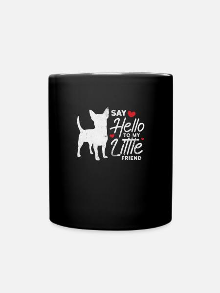 Chihuahua - Tasse einfarbig - Schwarz
