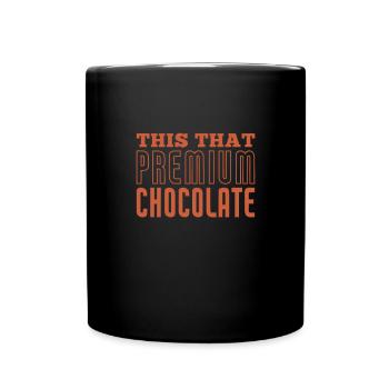 Chocolate Chocolate Food Cocoa Gift - Full Colour Mug - black - Front