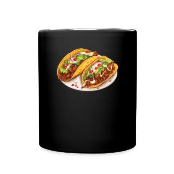 Birria Tacos Cuisine mexicaine Mexique Cuisine Foodie - Mug uni - noir - Devant