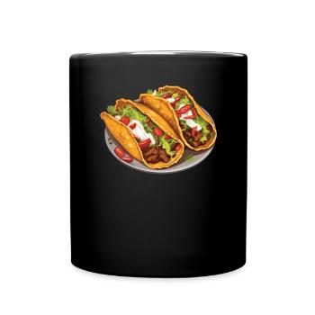 Birria Tacos Cuisine mexicaine Mexique Cuisine Foodie - Mug uni - noir - Devant