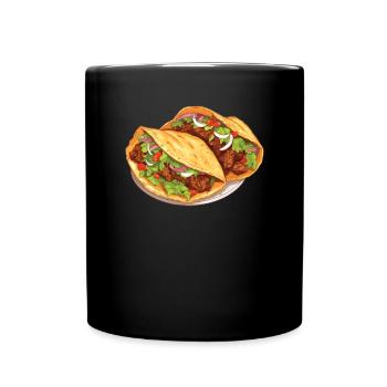 Birria Tacos Cuisine mexicaine Mexique Cuisine Foodie - Mug uni - noir - Devant