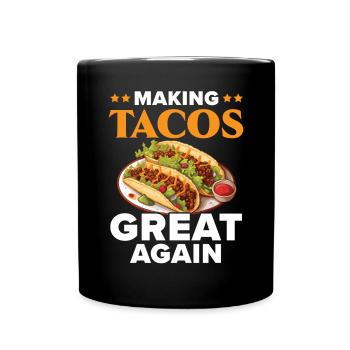 Birria Tacos Cuisine mexicaine Mexique Cuisine Foodie - Mug uni - noir - Devant