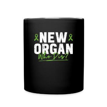 Don d’organes Greffe d’organes Don d’organes - Mug uni - noir - Devant