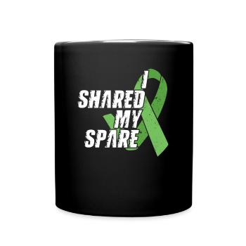 Organ Donor Organ Transplant Organ Donation - Full Colour Mug - black - Front