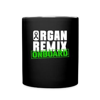 Don d’organes Greffe d’organes Don d’organes - Mug uni - noir - Devant