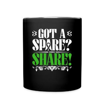 Don d’organes Greffe d’organes Don d’organes - Mug uni - noir - Devant