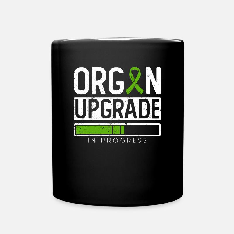 Organspender Organtransplantation Organspende - Tasse einfarbig - Schwarz