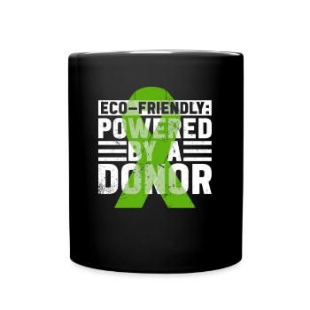 Don d’organes Greffe d’organes Don d’organes - Mug uni - noir - Devant