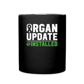 Don d’organes Greffe d’organes Don d’organes - Mug uni - noir - Devant