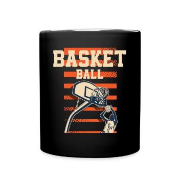Joueur de basket-ball - Mug uni - noir - Devant