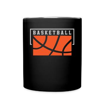 Joueur de basket-ball - Mug uni - noir - Devant