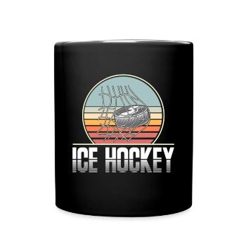 Eishockey Ice Hockey - Full Colour Mug - black - Front