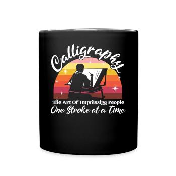 Impressionner les gens un coup à la fois. - Mug uni - noir - Devant